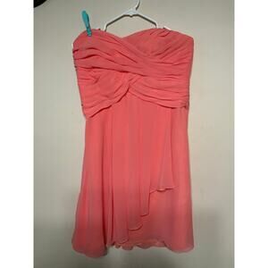 NWT - The Cambridge Collection - Peach Strapless Dress